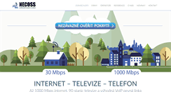 Desktop Screenshot of necoss.cz
